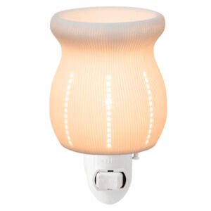 Scentsy Washed Ashore Mini Warmer Electric Wax Melter Blue Seashell Coastal